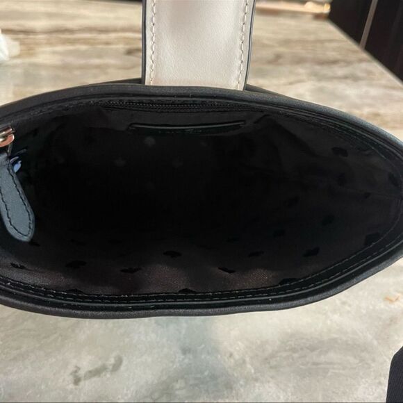 Kate Spade New York Audrey Mini Bucket Crossbody – Off-White/Black – NWT - Picture 6 of 9